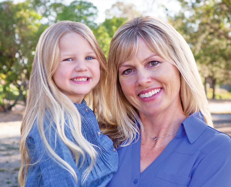 mother and daughter